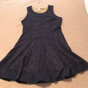 Navy blue cocktail dress